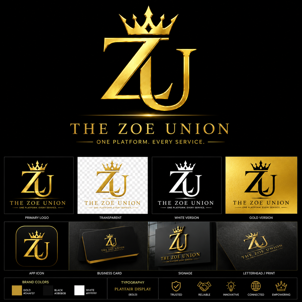 The Zoe Union brand direction