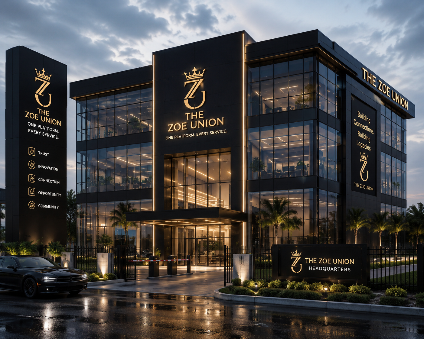 The Zoe Union headquarters vision